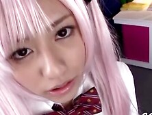 Hot action in Japanese cosplay