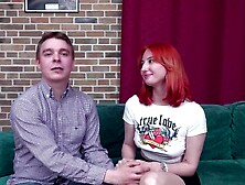 Redheaded Wife Emma Korti Gets Anally Creampied as Spouse Watches