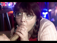 WATCHED PORN WITH THE NEIGHBOR AND I GAVE HIM MY FIRST BLOWJOB