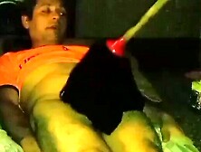 Green Teen Maid Fetish - Cleaning Your Dick With A Greentex Uniform And Gloves