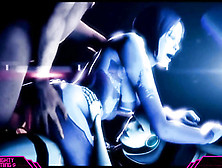 Секс с искусственной Кортаной из Halo