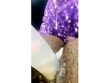 dildo in my black vagina gliding and sliding in and out my warm hot young pretty pussy (onlyfans alliyahaleciascott)