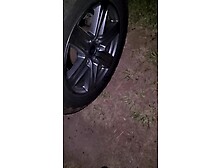 Pissing On Car Tire 《4k》