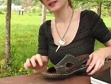 Mandy sandals shoeplay barefoot feet