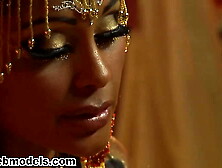 Hispanic Cleopatra Babe Gets Rammed By Monstrous Penis