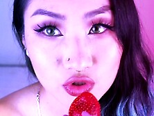 Alicia Hebi -- Eat Strawberries for Breakfast ASMR (Not Porn)