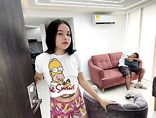 ROUGH SEX with the plumber in exchange for repairing my kitchen.