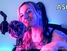 SFW ASMR Melting Your Brain - PASTEL ROSIE - Tattooed Home-Made Fansly Skank - Mesmerizing You to Relax