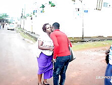 An orgy fuck between 2 studs and a beautiful slut during the preparation for the Easter party in Cameroon after leaving the chur