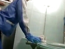 Asian maintenance girl goes in wrong part3