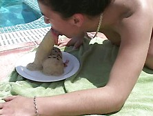 Public BJ contest winner sucks stranger in disco