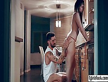 A Skinny Small Tits Tbabe Takes Bigcock