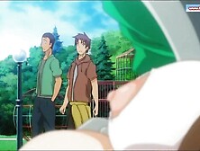 Anime queen gets fucked in a park