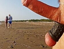 Anal Fingering For A Slut: Public Beach Slut Analized And Handjob