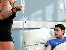 HOT AND SEXY NURSE.  Sara Blonde