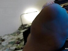 Hot sweaty toes inside worn crazy tights