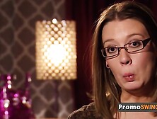 Unusual couple engages in hot sex before the party begins