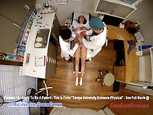 Lilly Hall Gets Gyno Exam By Doctor Tampa & Nurse Lilith Rose Caught @ Girlsgonegynocom