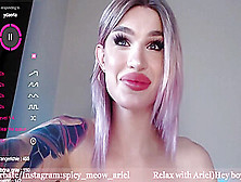 Nadia Love - Spicy Meow Hot Trans Cum