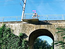 Exhibition On Rail Way Bridge