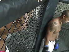 Battle bang fight for babe Kelly Divine's pussy