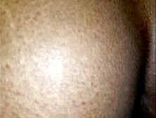 SEXY BLACK WITH WET HAIRY CUNT RIDES COCK