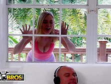 Blonde Babe Shakes Big Booty While Riding Hard Pecker