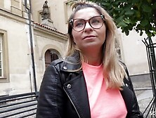 GERMAN SCOUT - CURVY COLLEGE CHICK VIVENNE PICKUP AND BONED