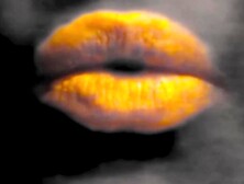 African And White Sex Tape With Orange Lipstick And Smoking