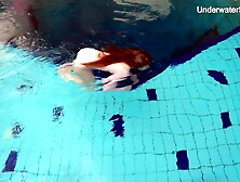 Swimming pool goddess Simonna gets nude