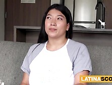 Giant Natural Titties Colombian Hottie Coarse Face Screwed In Amateur Auditions