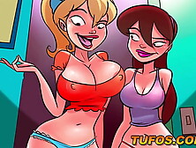 Alluring afternoon of studying and the sleazy whores are on fire! Sacanas porn comics!