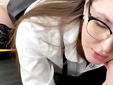 My Boss Fucks My Ass Instead Of His Wife - Hot MILF Anal Threesome