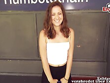 Skinny German Teen 18+ Meet And Fuck Outdoor Pov