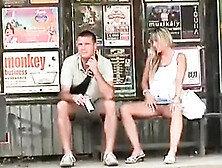 Mia Hilton & Christina Lee Public Outdoor Blowjob & Creampie - Amateur Real Sex Movie