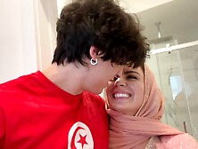 Smiling Alina And Gattouz0's Arab Tunisie Sex