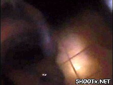 Sassy brunette floozy Tanya explores the slut's world