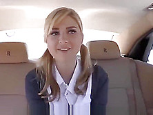 Schoolgirl Fucking With The Chauffeur