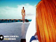 [League Of Legends] Miss Fortune's Vacation On The Beach 3D Anime