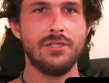 Ink-Stained Thugs Hairy Chest & Balls Solo Masturbation