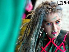 Ink Overspread Angel Solo Anal Toy Play in Lace Underware