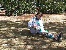 Old woman cured with the power of his cock