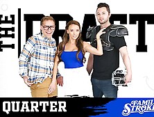 FamilyStrokes - Stepmom Pristine Edge Satisfies Stepson To Get The Dream Fantasy Football Draft Pt. one