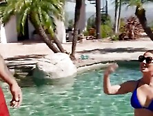Poolside Threesome with MILFs Cherie DeVille & Alexis Fawn xxx