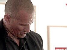 EroCom - Darkhaired babe whore in black pantyhose having dirty lovemaking - Cum shots