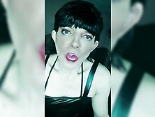 Femboy Queen Eva Smoking Rock And Stroking Cock