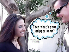 Ravishing 18-Year-Cougar Brunette Porsha Blaze Swallows And Mounts In