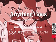 ASMR Audio Porn: 1st Time Hotwife Three-some at a Swingers Club with Cuckold Boyfriend – Erotic Audio Story