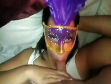 Masked Chubby Interracial