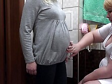 A nurse makes for a pregnant milf milky enema in hairy pussy and massages her vagina.  Procedures unexpectedly end in orgasm.  Fet